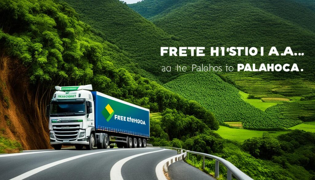 cotação de frete estreito Palhoça