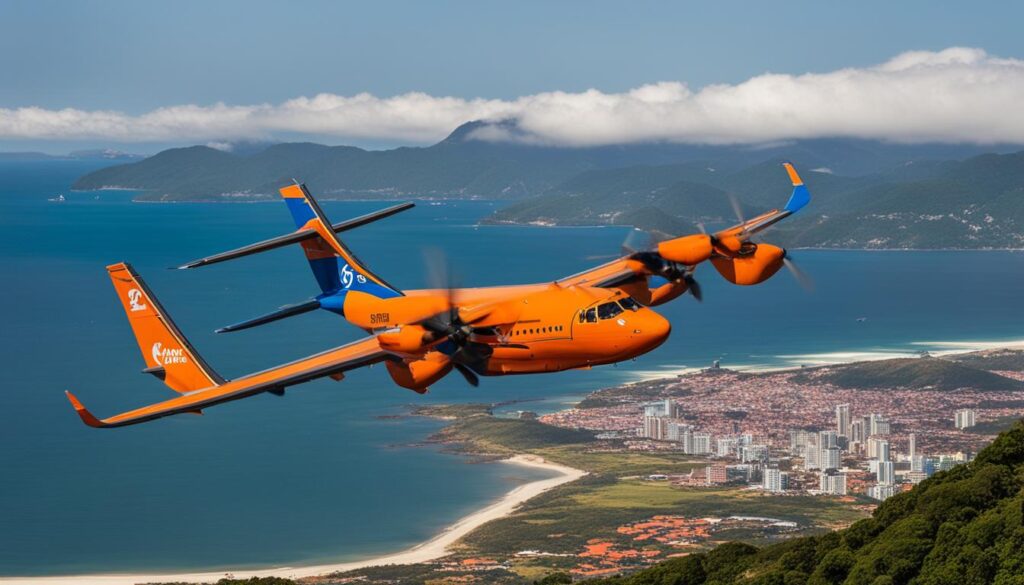 transporte aéreo Florianópolis