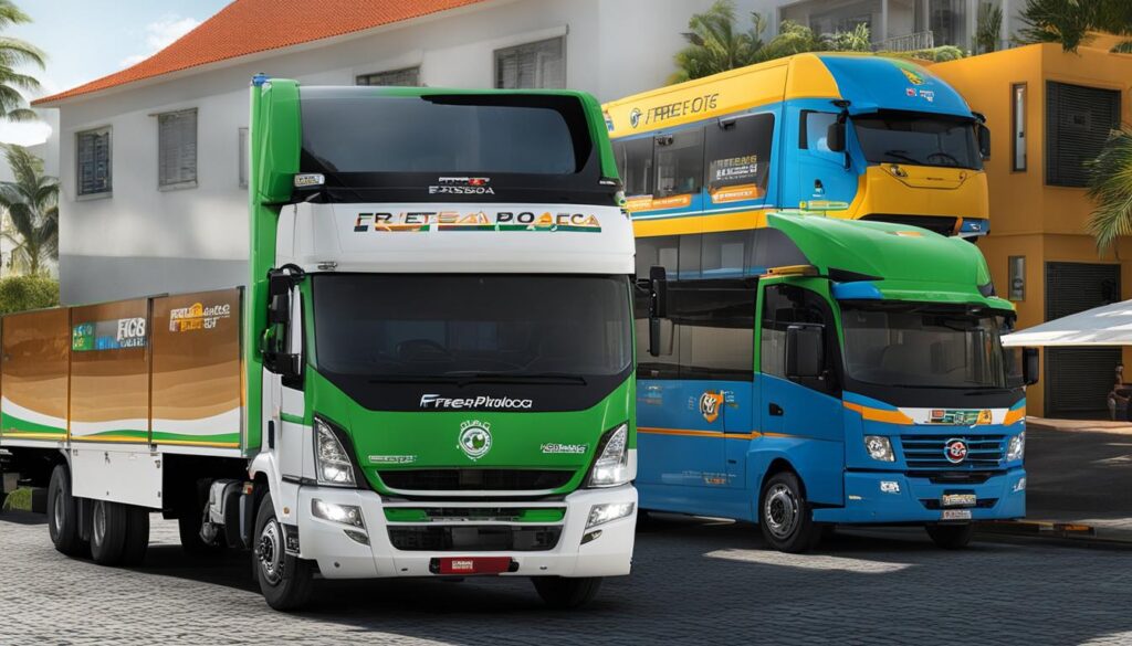 transporte de cargas Palhoça